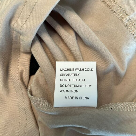 NWT Micas Contrast Black/Tan Crop Tank Top with Short Sleeves Small - Picture 6 of 10